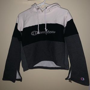 Champion Colorblocked Bell-Sleeve Hoodie